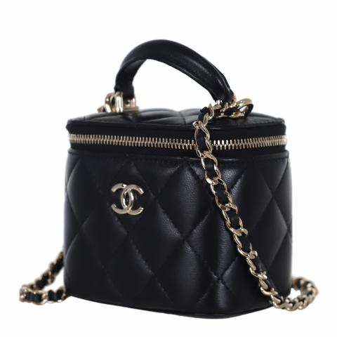 Sell Chanel Top Handle Mini Vanity Bag Black HuntStreet